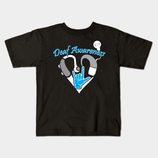 Deaf Awareness Kids T-Shirt